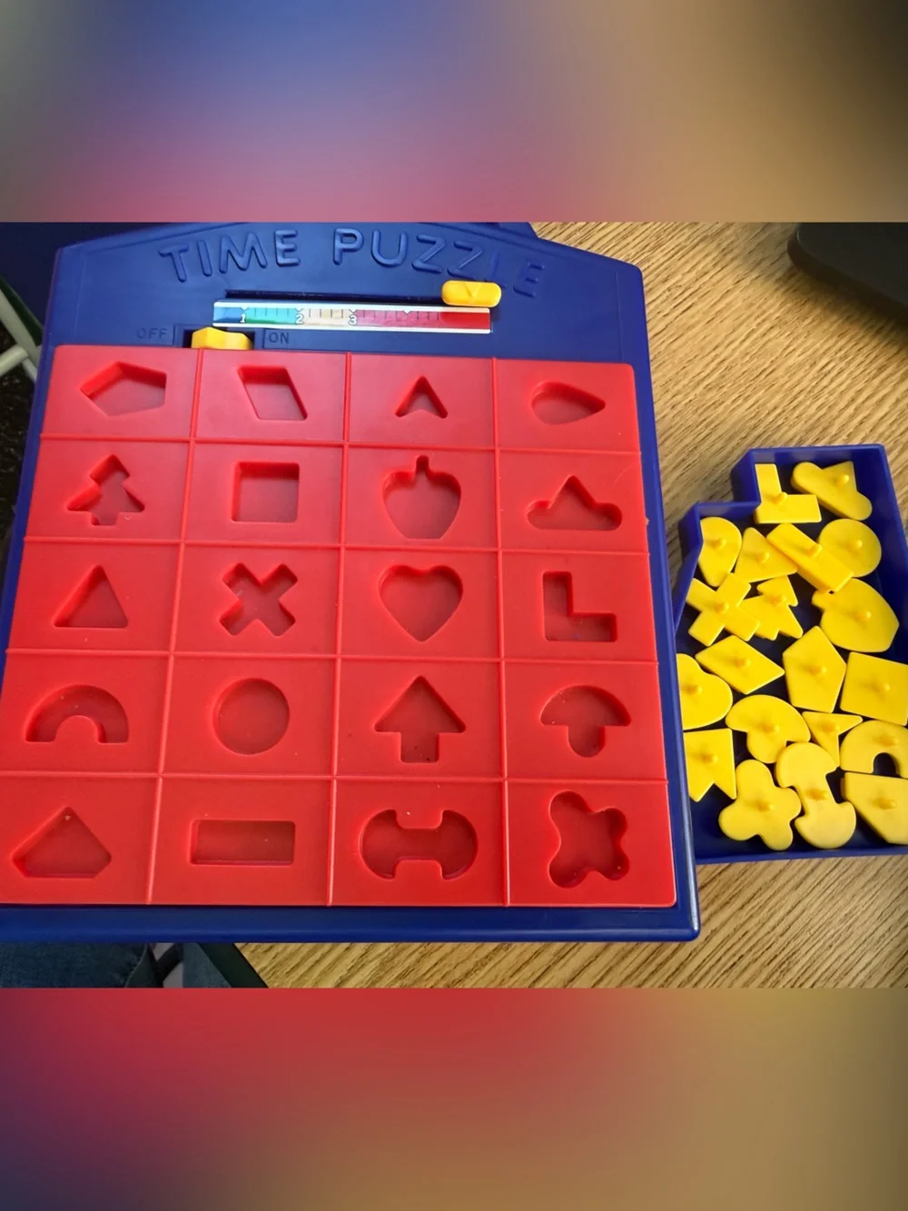 Shape Puzzle Pop Up Board Game Matching Fine Motor Skills Complete No Box PreK